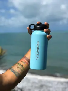 Custom Engraved Stainless Steel Insulated Water Bottle - Double-Walled, Vacuum-Insulated, Portable Tumbler for Kitchenware, Drinkware Use, Insulation