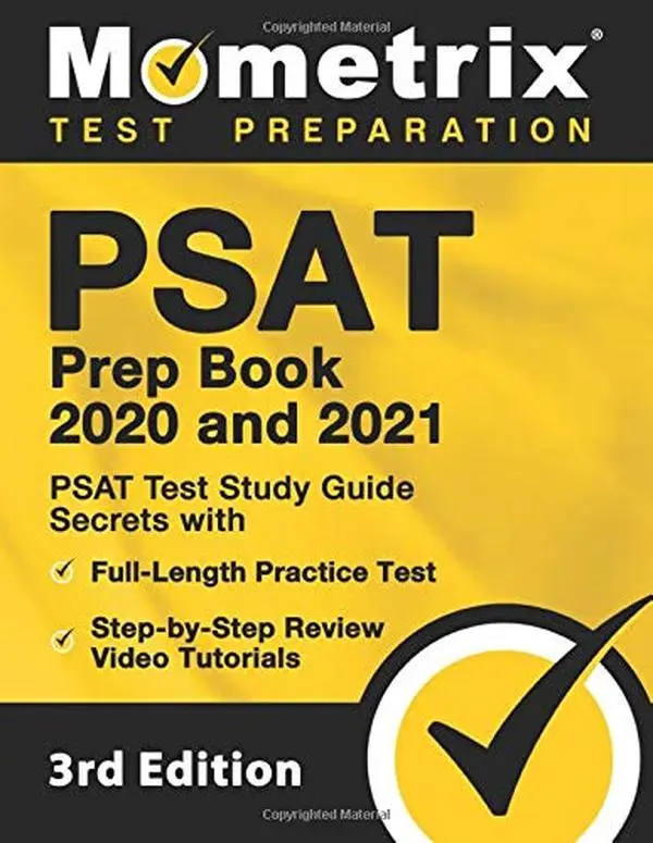 USED Book - PSAT Prep Book 2020 and 2021 - PSAT Test Study Guide Secrets with Full-Length Practice Test, Step-by-Step Review Video Tutorials: [3rd Edition] by Mometrix (Paperback) - english