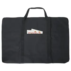 AYJKSEVEN Waterproof Art Portfolio Bag 25" x 37" for 24" x 36" Artworks with Outer Pockets and Handle, Student Carrying Storage Bag