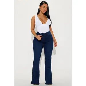 Coastal High Rise Flare Jeans - Dark Wash