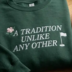 Embroidered Masters Golf Sweatshirt, Tradition Golf Tournament Apparel