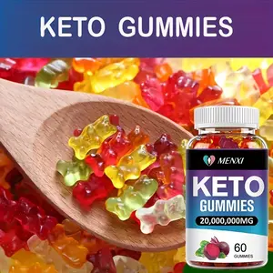 MENXI'S Keto Friendly Gummies, Made With A Variety Of Fruit Extracts For Men And Women, 60 Gummies