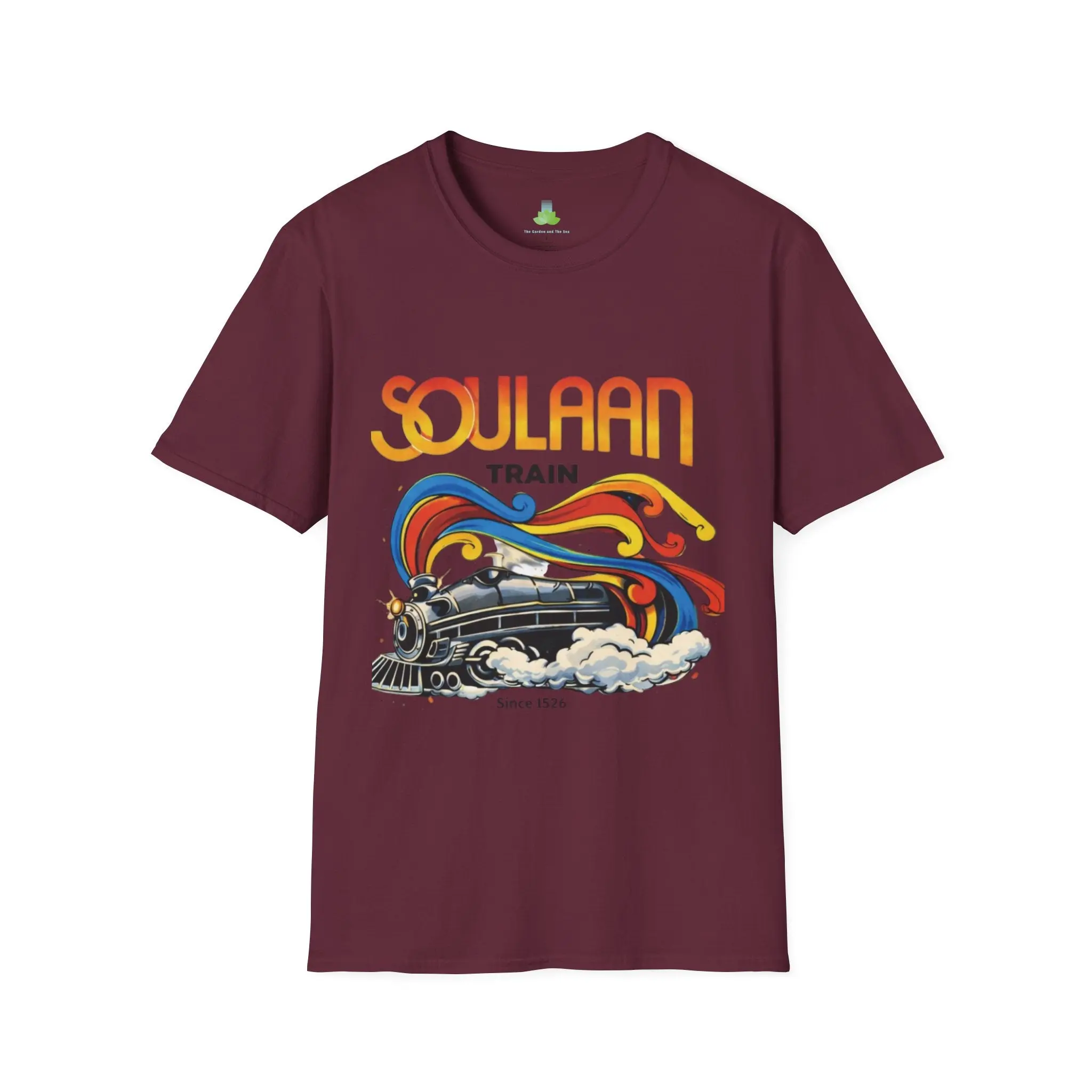 Soulaan Train™ Retro Heritage T-Shirt | Black American Lineage Streetwear