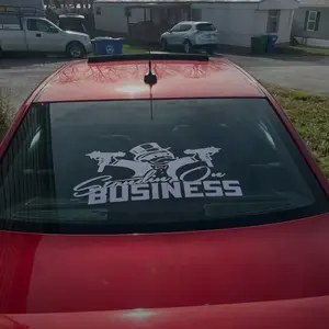 Standing on business decal sticker Decorative