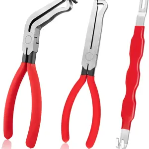 3pcs Electrical Disconnect Pliers, Upgraded Heavy Duty Electrical Connector Pliers, Car Electrical Connector Removal Tool, Terminal Separator, Hand Tools