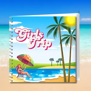 Girls Trip Scrapbook  | Blank Scrapbook Pages | Design Your Own Photo Layouts