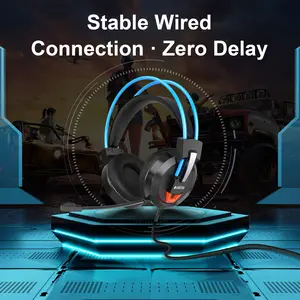 TOP Christmas Gift, Gaming Headset with Microphone 7.1 Surround Sound Lightweight Noise Cancelling Mic Soft Earmuffs Wired for PS, Xbox, PC, Perfect Christmas Gift for Kids, Husband, or Family