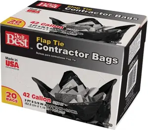 42 Gal Contractor Bags - Heavy Duty 20 Pack