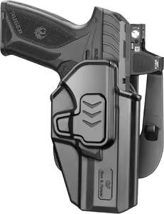 Level II OWB Retention Holster for Ruger Security 9 – 360° Paddle, Red Dot Compatible,Index Finger Release,Right Hand Draw