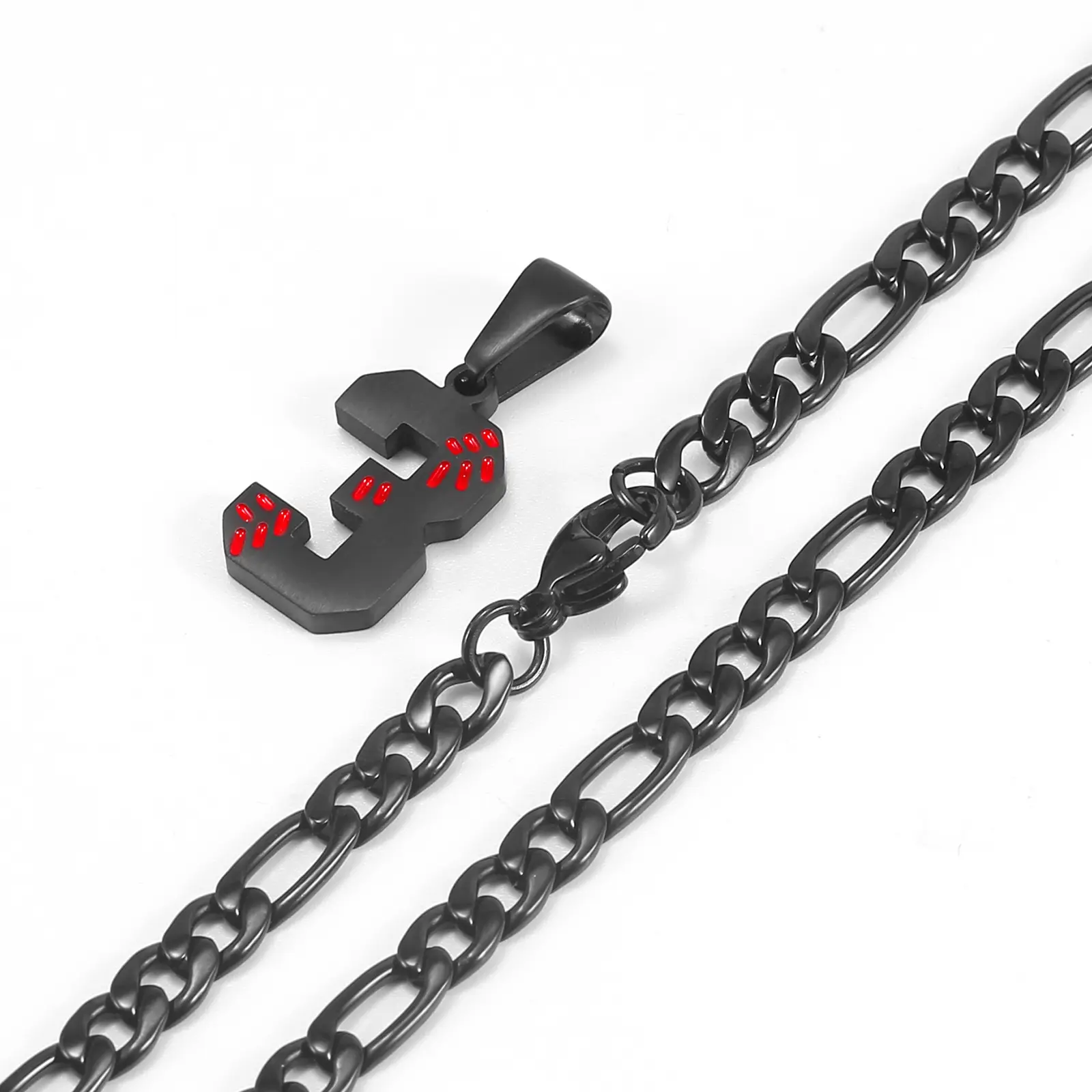 Baseball Number Necklace, Stainless Steel Chain Pendant for Men Athletes 00-99 Athlete's Choice Baseball Number Necklace jewelry Gift Ideas