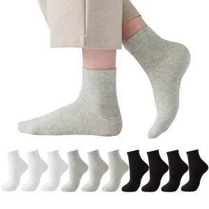 10 Pairs Crew Socks for Women Casual Cotton Socks Soft Breathable Dress Socks