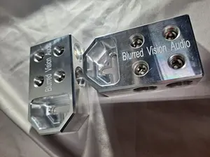 2*Blurred Vision Audio BV4SPOT- High Quality BOLT DOWN SET SCREW TYPE BATTERY TERMINALS