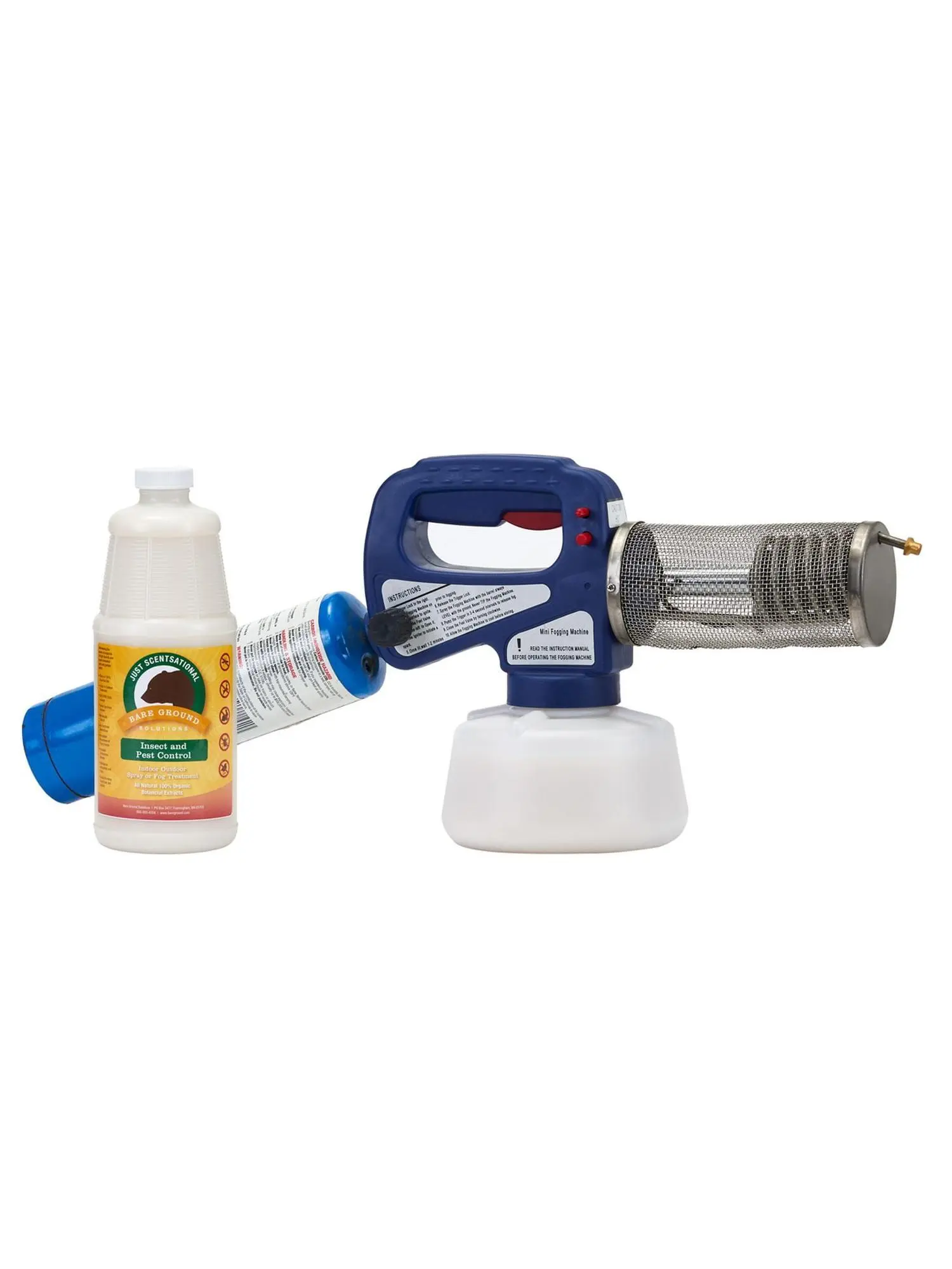 Bare Ground GARFOG-1Q Garscentria Liquid Fogger Spray Kit - 1 Qt Outdoor Fogger Kit, Effective on Mosquitoes & Ticks, No Aquatic Toxicity, No Pyrethroid Restrictions, 1 Qt Bottle for Home & Garden Soil Improvement