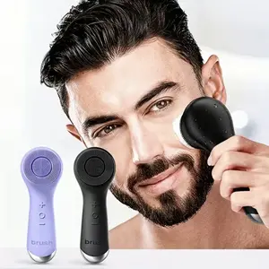 Facial Silicone Cleansing Brush - Electric Sonic Glow Massager for All Skin Types, Anti-Aging & Deep Cleansing, Derma roller Alternative, Waterproof & Gentle tiktokshopspringglowup