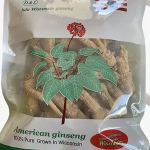 Lulu Wisconsin Ginseng 4Yr Cultivated Ginseng Root,Energy For Men & Women