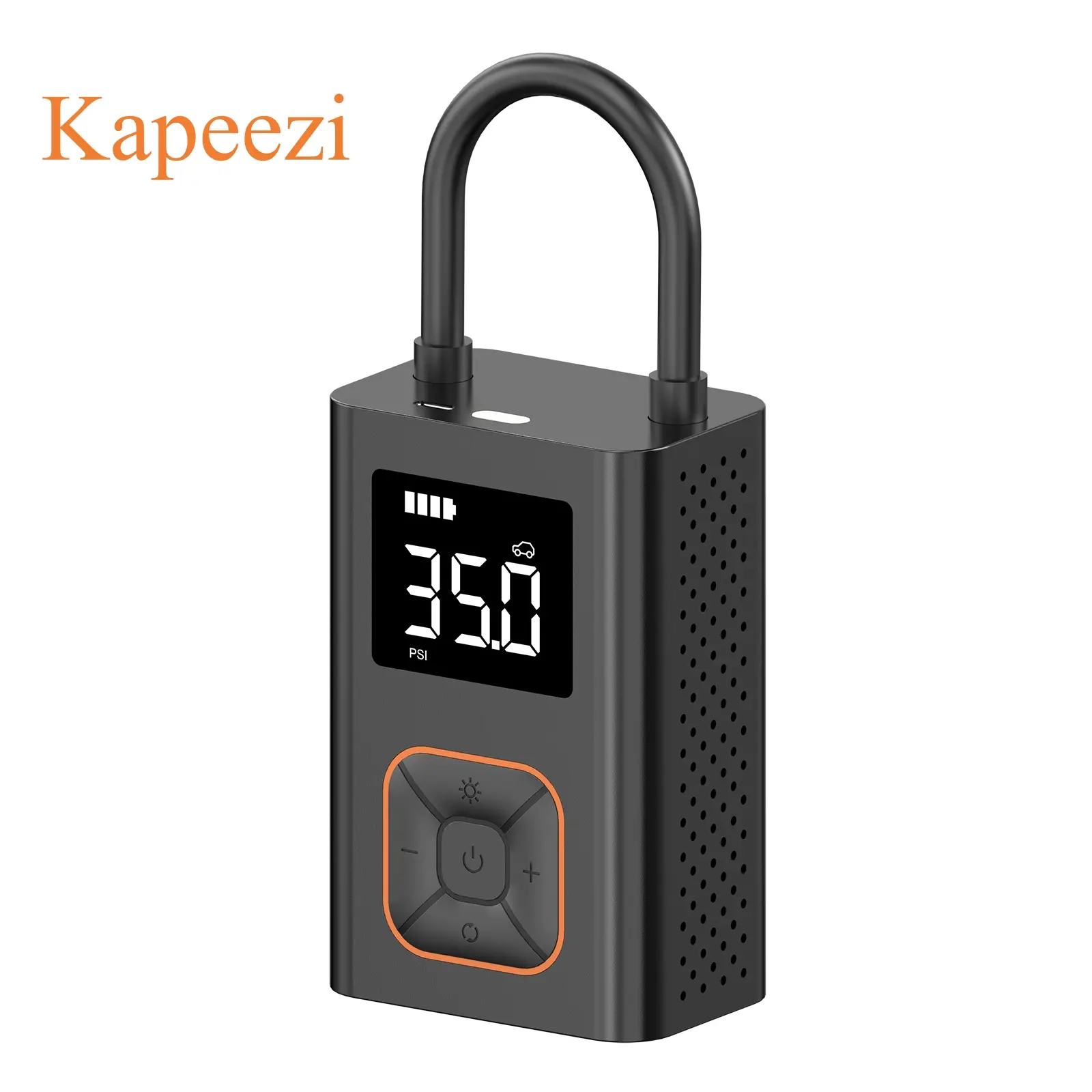 【Fathersdaygift】Kapeezi Digital Tire Inflator, 180 PSI Portable Air Pump with 8000mAh Battery, Lightweight Compact Car Repair Tools, Digital Display & Auto Shut-Off, Tire Pressure Monitor for Motorcycles, Bicycles, Tire Inflator Tool