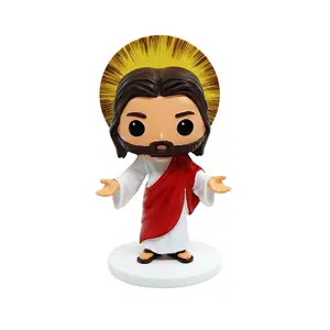 Open Arms Jesus Christ Resin Statue,Modern Religious Home Decor,Christian Faith Figurine,Spiritual Desktop Ornament,Unique Gift