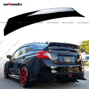 2015-2021 – Subaru WRX/WRX STI OE-Style Duckbill Trunk Lip Spoiler - Gloss Black ABS Plastic, Race-Inspired, No-Drill fathersdaygift fathersdaygift
