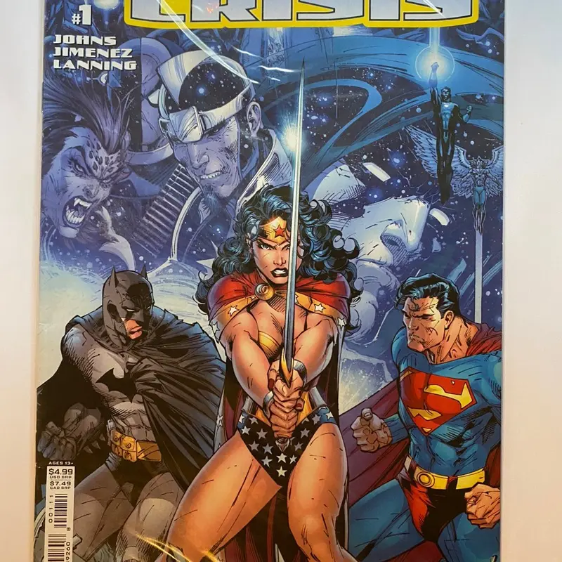 Infinity Crisis #1 Featuring Batman Wonder Woman & Superman DC Comics Superhero Team-Up Soft Cover Comic Book