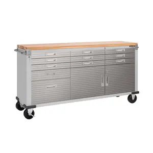 UltraHD® 11-Drawer Rolling Workbench, Granite