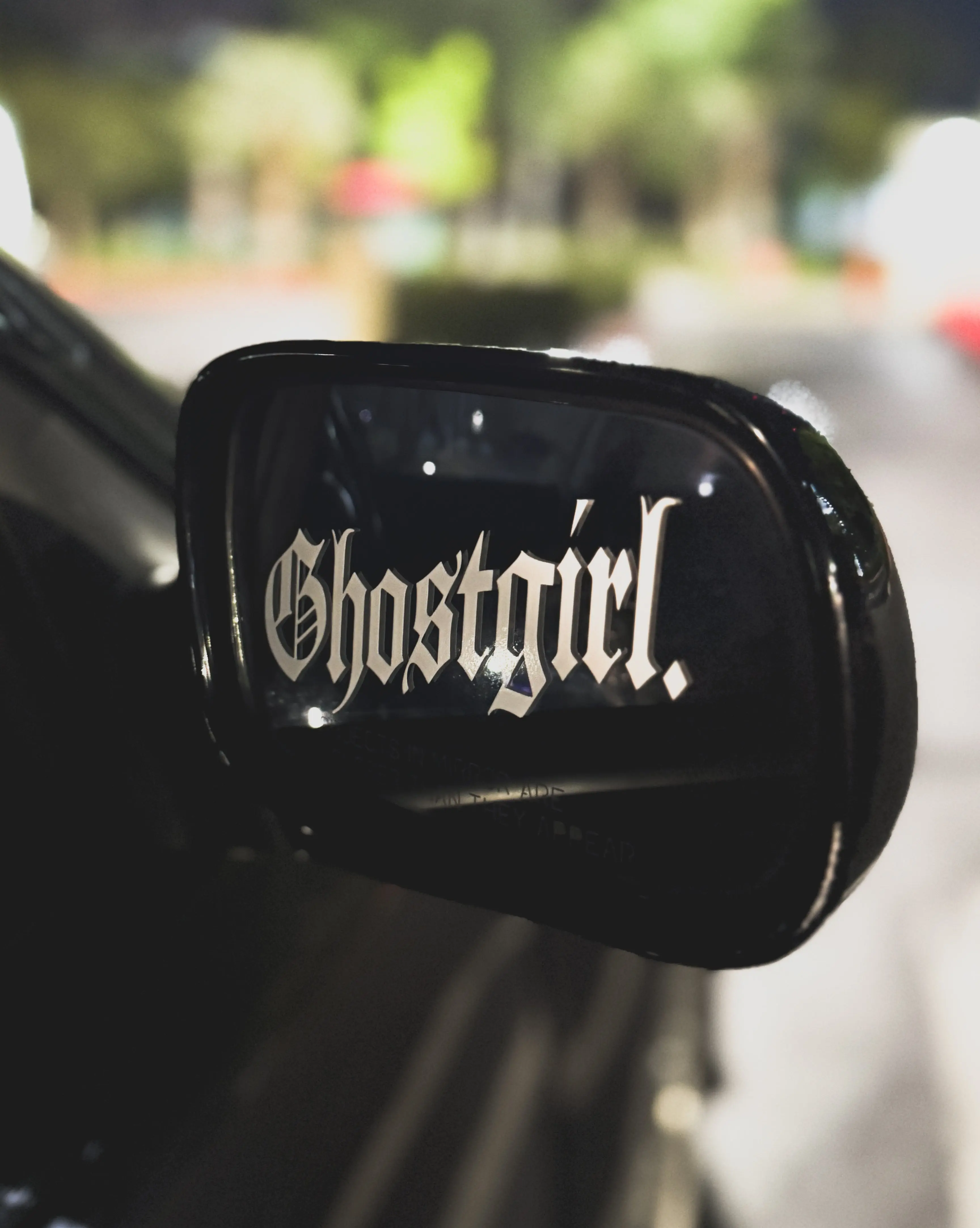 Ghostgirl Decals - Glossy White Die-Cut Vinyl Sticker for Cars