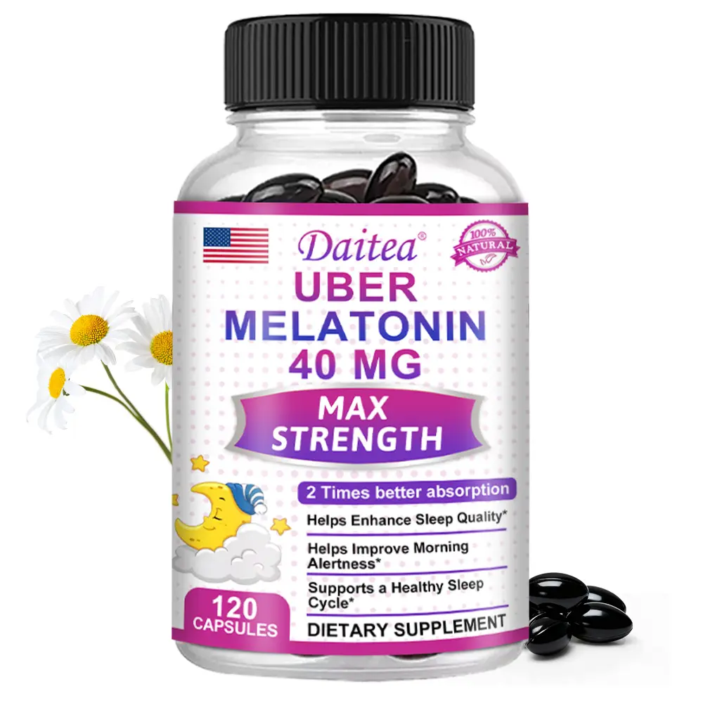 Daitea Melatonin Health Supplement, Supports Healthy Sleep 120 Capsules