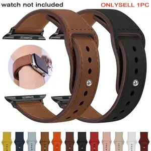 Faux Leather Watch Band, Fashionable Watch Band for Apple Watch Ultra 9 8 7 6 5 4 3 SE, Smart Watch Straps, Smart Watch Accessories, Wearable
