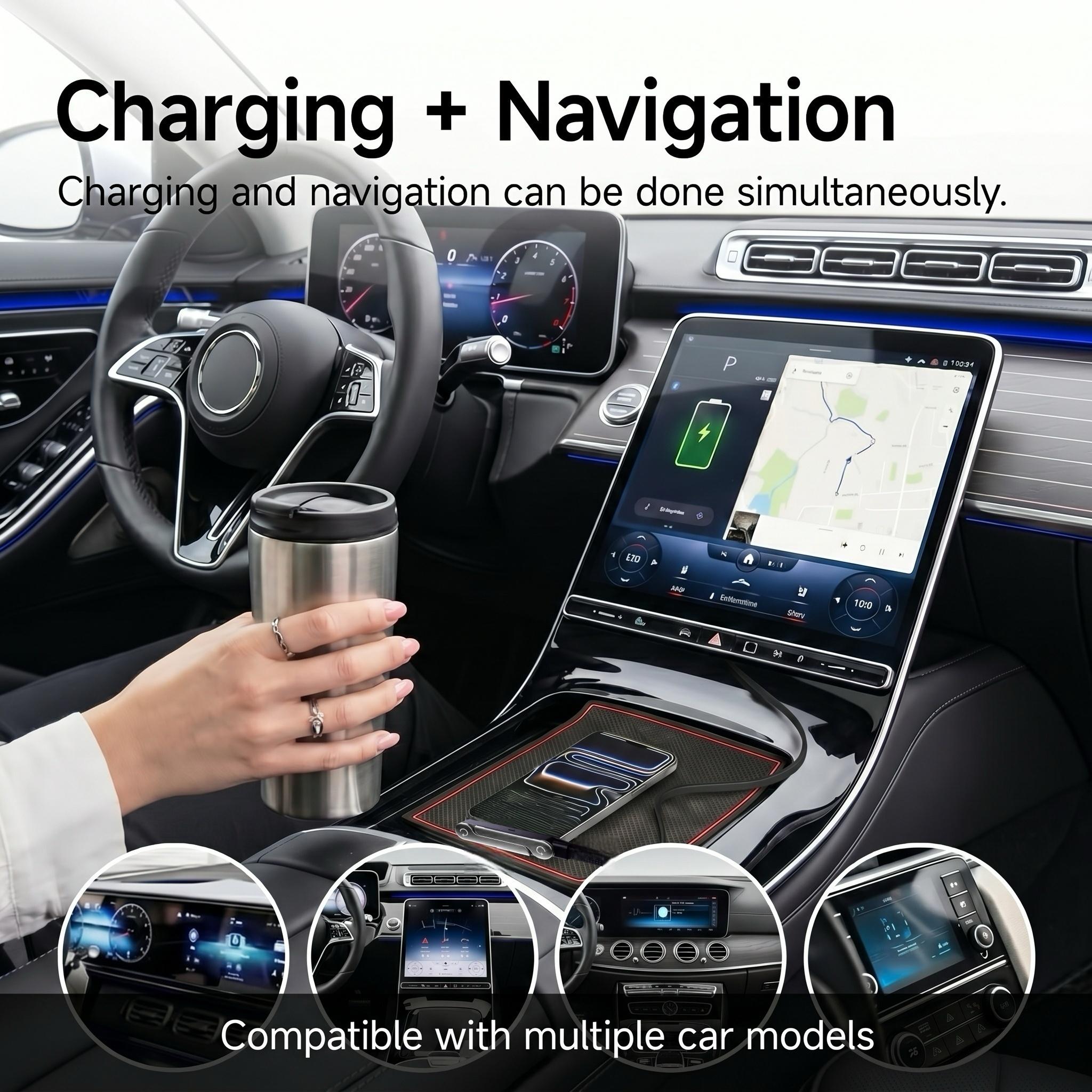 Dual Pack 2-in-1 Charging Plug with 360° Swivel Stand, Compatible with iPhone, Galaxy & Type-C — No Cable Included, Ideal for Everyday Use