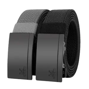 【Father's Day Gift (Boxed)】Men's Ratchet Web Strap Micro-Adjust 1.38'' Nylon Auto Buckle Sleek Golf & Casual Style Trendy Must-Have Belts For Travel & Workout