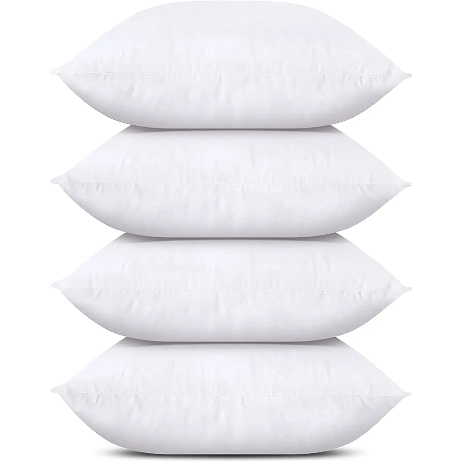 Utopia Bedding Throw Pillows (Set of 4, White), 18 X 18 Inches Pillows for Sofa, Bed and Couch Decorative Stuffer Pillows Utopia Bedding