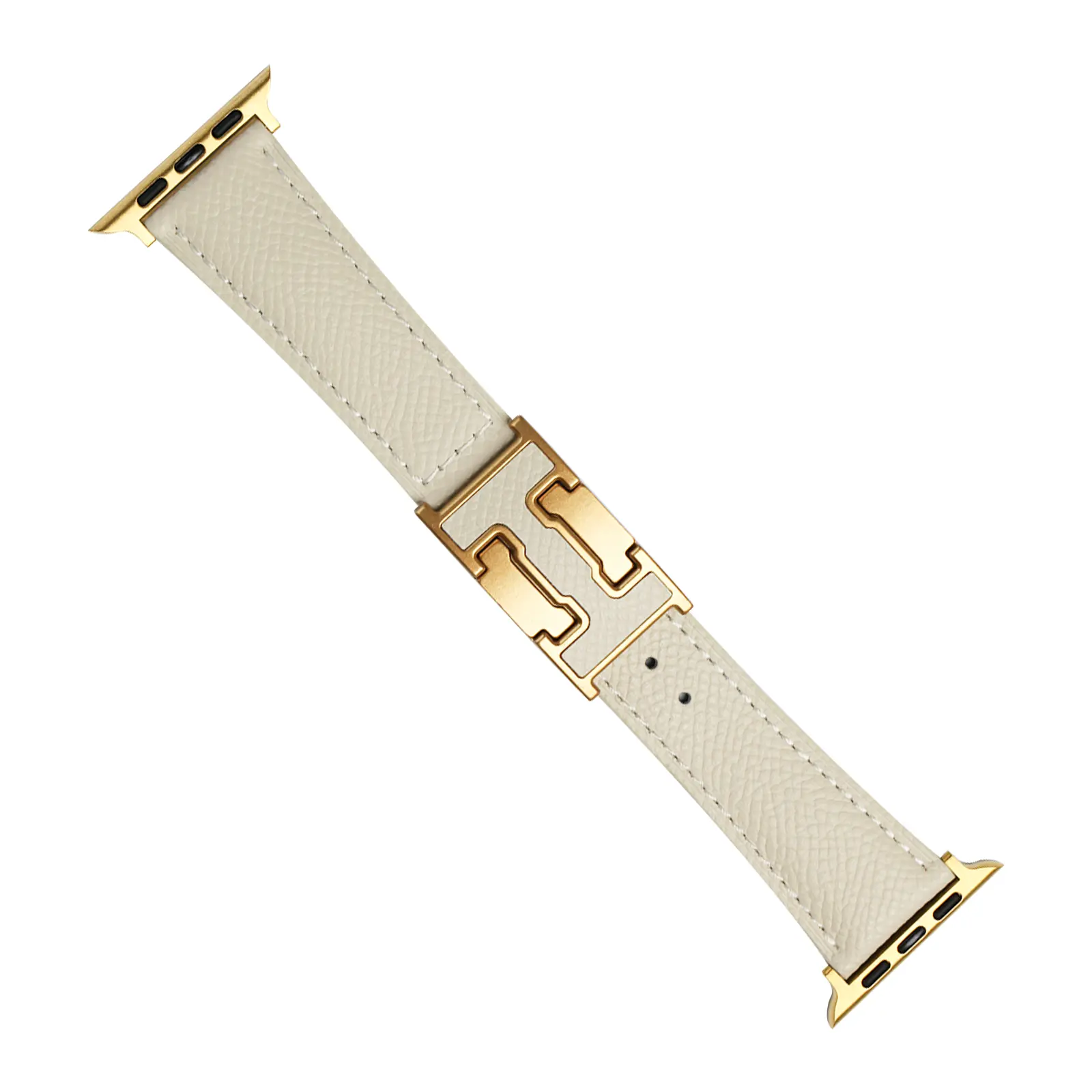 Off White +Gold Buckle