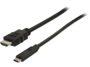 StarTech.com CDP2HDMM1MB USB C to HDMI Cable - 3 ft / 1m - USB-C to HDMI 4K 30Hz - USB Type C to HDMI - Computer Monitor Cable