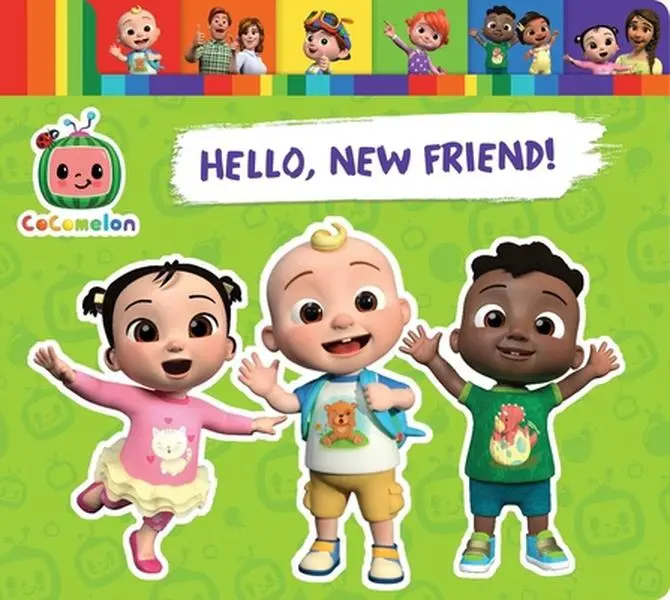 USED Book - Cocomelon Hello, New Friend! (Board book) - english