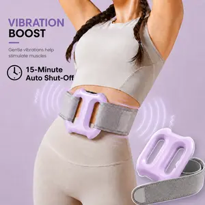 Muscle Recovery Fascia Vibration Device,15 Minutes Auto Shut-Off Timer, 2 Modes & 8 Intensity Levels,  Adjustable Strap (Fits Up to 50in Waist),Rechargeable, Portable Waist & Back Massager, Ideal Parent Gift for Summer Vibes