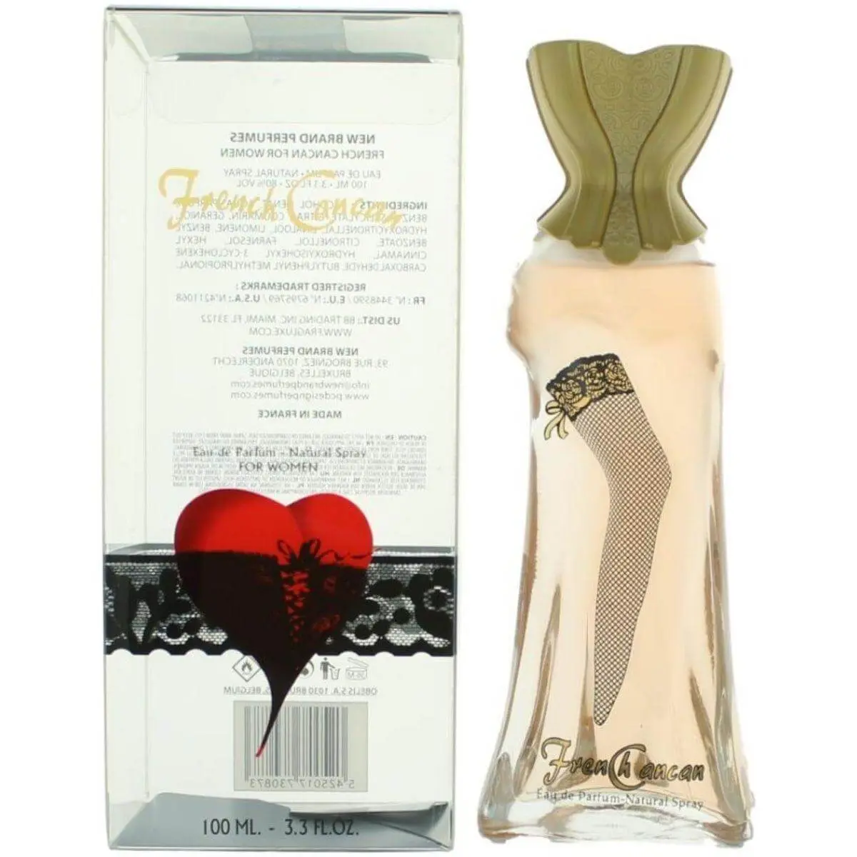 NEW Brand French Cancan Women's EDP Spray, 3.4 fl oz, Elegant Fragrance, New In Box, Citrus-Infused Women's Fragrance, Botanical Women's Fragrance