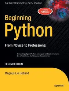 USED-Beginning Python: From Novice to Professional by Lie Hetland, Magnus (Paperback)