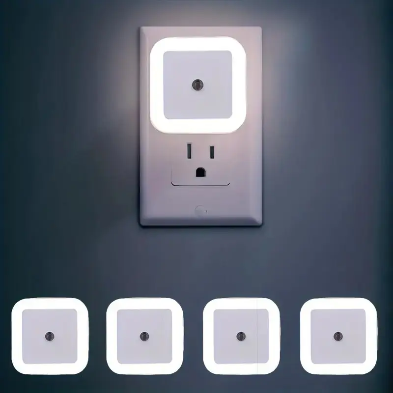 6-Pack Dusk to Dawn Plug-in LED Night Lights, Auto On/Off Wall Lamp for Bedroom, Bathroom, Adult  Party gift(Home & Festive Supplies) best friend birthday gift