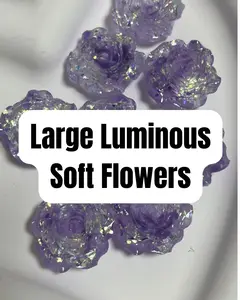 Luminous Large Soft Flowers