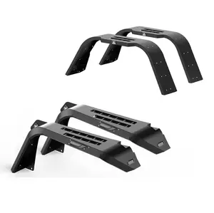 WOLFSTORM Fender Flares with LED Sequential Turn Signal Light for 2019-2025 Jeep Gladiator JT