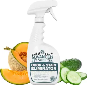 Advanced Pet Stain Remover - Dog Stain Remover and Odor Neutralizer with a Fresh, Clean Scent - Professional Strength Enzymatic Pet Carpet Cleaner Spray - Made in the USA - 32 Ounces Advanced Pet Supplies