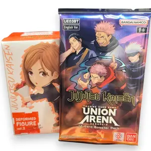 Jujutsu Kaisen Bundle - Jujutsu Kaisen Union Arena Booster Pack & (Mini) Nobara Kugisaki Deformed Prize Figure Vol 1 - Qty 1