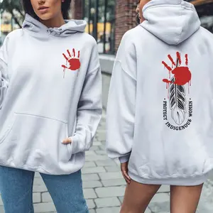 Protect Indigenous Women Red Hand - Unisex T-Shirt/Hoodie/Sweatshirt - Two Sides