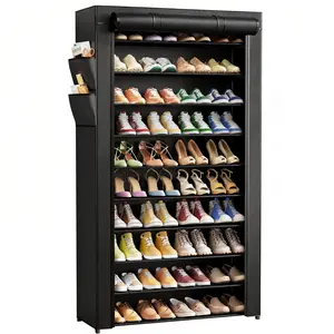 3-10 Tier Shoe Rack, Space Saving Shoe Organizer for Entryway Closet, Easy Assembly Shoe Storage Shelf