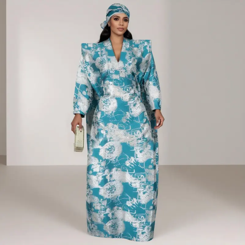 african style formal dresses African Dresses | Indigo African Print Summer Dress