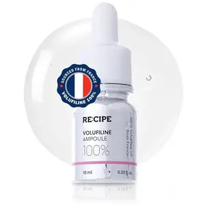 【Limited time】RE:CIPE Volufiline 100% Ampoule - Official Product From France, Sederma - Pure Volufiline Serum - DIY Skin Care Booster for Face & Body - Hydrating & Age-Defying Formula for Elevated Resilience 0.33 fl oz