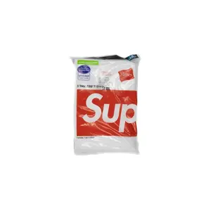 Supreme Unisex Hanes Tagless Tees (3 Pack) White, from StockX