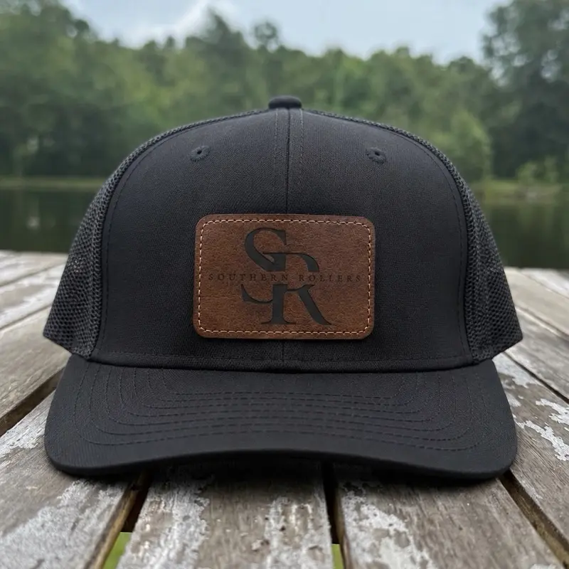 Southern rollers brown rectangle patch hat