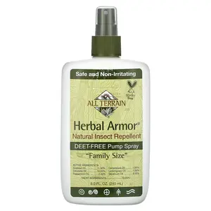 All Terrain Herbal Armor, Natural Insect Repellent, Deet-Free Pump Spray, 8 fl oz (240 ml)