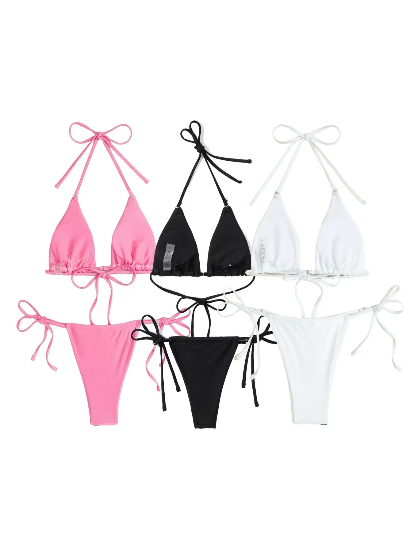 Pink*1 pc+Black*1 pc+White*1 pc
