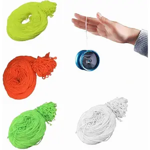 Professional 100% Polyester Yo-Yo Strings - 40-Pack (Green, White, Yellow, Orange) - Yoyo String Ideal for Responsive & Non-Responsive Yo-Yos (Multi Colors)